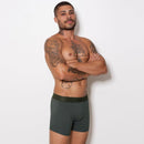 Cueca Boxer Adulto Risca de Giz em Algodão Penteado (Cotton Penteado Risca de Giz)