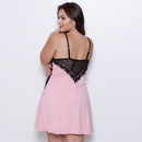 Camisola Plus Size Detalhe Renda