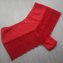 Conjunto Com Bojo Em Microfibra e Renda