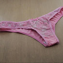 Tanga Giovana em Microfibra e Renda