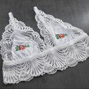 Conjunto em Microfibra e Renda com Bordado