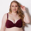 Sutiã com Bojo Plus Size Transpassado