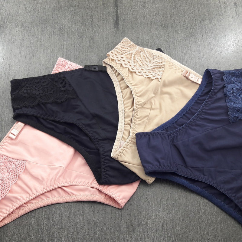 Calça Microfibra e Detalhe Renda