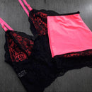 Short Doll Neon com Renda