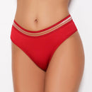 Calça Básica com Cós Transparente