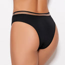 Calça Básica com Cós Transparente