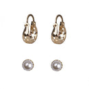 Kit com 2 Pares Brincos Banhados