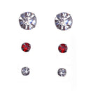 Kit com 3 Pares Brincos de Ponto de Luz