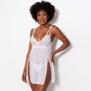 Camisola Romance Elegante em Tule