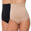 Kit com 2 Calças Cós Duplo em Microfibra de Poliéster