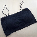 Top Faixa Rendado com Bojo