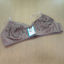 Sutiã Milla Básico sem Bojo com Alças de Silicone e Detalhes Renda