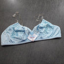 Sutiã Milla Básico sem Bojo com Alças de Silicone e Detalhes Renda