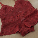 Conjunto Cropped de Renda