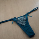 Tanga Fio em Microfibra e Viés Lateral