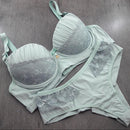 Conjunto Plus Size com Bojo Drapeado e Fio