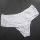 Calcinha Fio Duplo e Detalhe em Renda