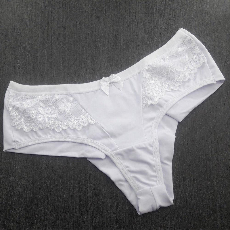 Calcinha Fio Duplo e Detalhe em Renda