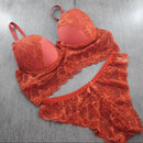 Conjunto Cropped Luxo em Renda