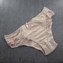 Calcinha em Microfibra e Renda Lateral