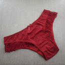 Calcinha em Microfibra e Renda Lateral