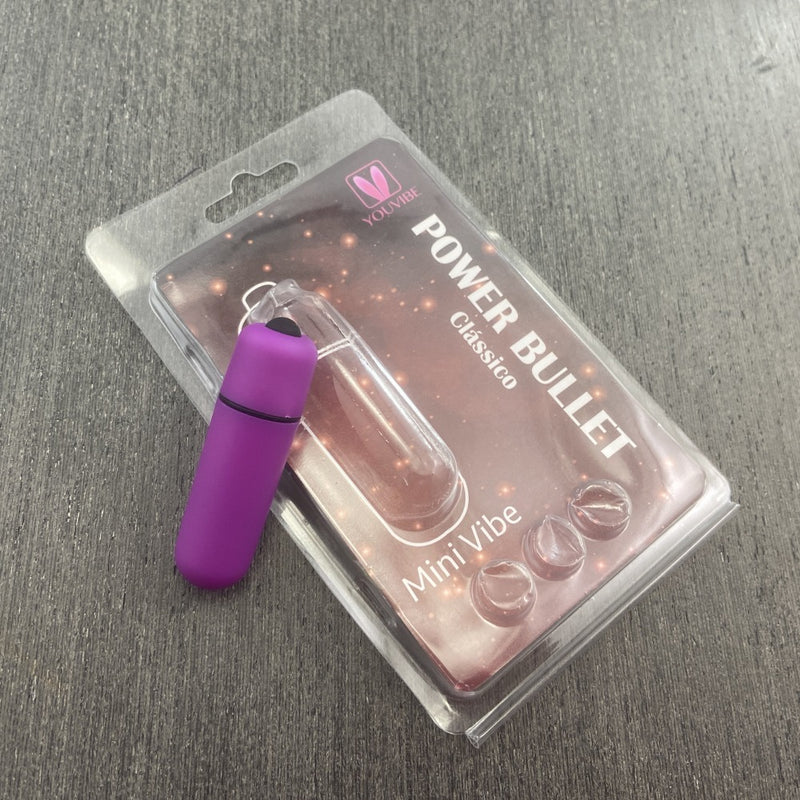 Mini Cápsula Vibratória Power Bullet Com 1 Vibração