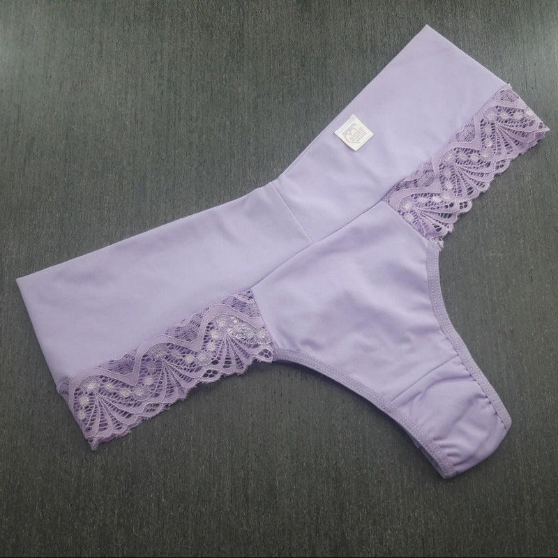 Tanga Fio Duplo Detalhe em Renda