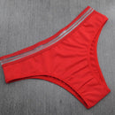 Calça Básica com Cós Transparente