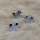 Kit com 3 Pares Brincos de Ponto de Luz