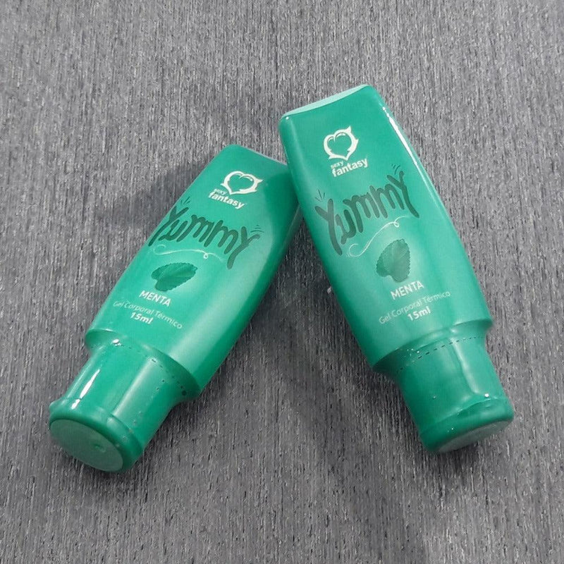 Yummy Menta Gel Lubrificante Térmico Beijável