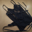 Camisola Sexy em Tule e Fita