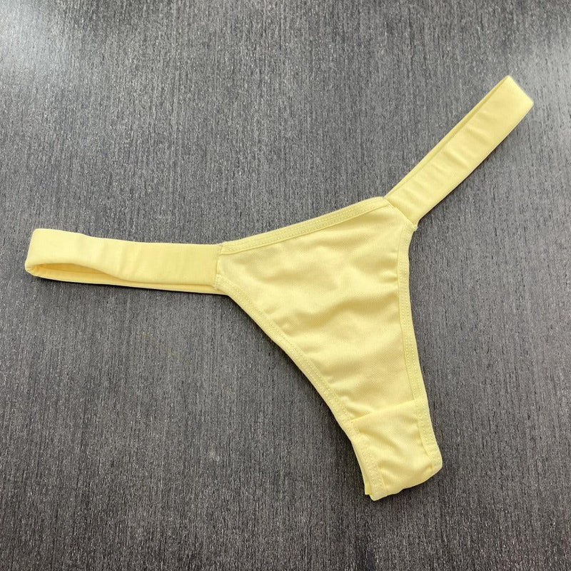 Tanga Fio Duplo com Elástico na Cintura