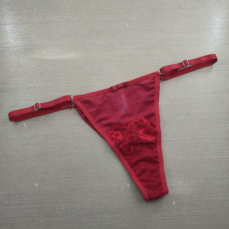 Tanga Fio Tule Regulagem