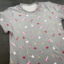 Camisola Suede Manga Curta