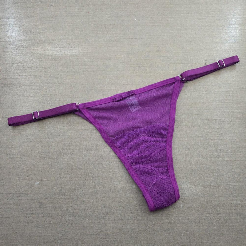 Tanga Fio Tule Regulagem