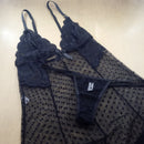 Camisola Sensuale com Renda e Tule