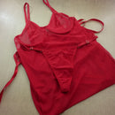 Camisola Sexy em Tule e Fita