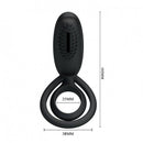 Estimulador Anél Peniano com Vibro de Toque - Pretty Love Cobra