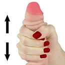 Pênis Realista com Camada de Dupla macio e firme 7" - LOVETOY SLIDING-SKIN DUAL LAYER DONG