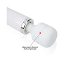 Vibrador Varinha Mágica - Vibro de Tomada Bi- Volt  - 36 cm - Branco