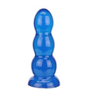 Plug Anal macio mede 16 x 4,5 cm cor Azul