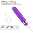 G-SPOT Vibrador Personal Bolinhas Rosa 12 Modos de Vibrações Recarregável 13 cm YOUVIBE
