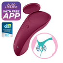 Satisfyer Little Secret - Calcinha Vibratória Magnética controlada por App via Bluetooth