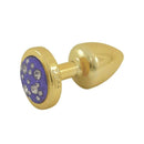Plug Less em ABS Vermelho com  Pedra Ornamental - HARD