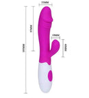 Kit Vibrador para Ponto G e Clitóris SNAPPY e 4 Pilhas AAA