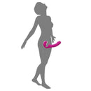 Vibrador Mulher Ativa STRAPLESS Recarregável com controle - Double Rider - Aphrodisia