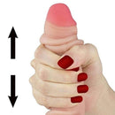 Pênis Realista com Camada Dupla macio e firme 9" - LOVETOY SLIDING-SKIN DUAL LAYER DONG