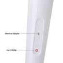 Vibrador Varinha Mágica - Vibro de Tomada Bi- Volt  - 36 cm - Branco