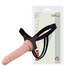 Cinta com prótese peniana vertebrada em Cyber Skin® 17,5 x 3,8Cm - Cor Bege