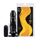 Pênis macio com Vibro e Ventosa 19 x 5 cm cor Preto